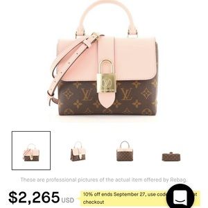 Louis Vuitton locky handbag